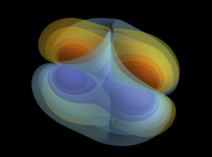 Simulation of the binary black hole merger GW150914.