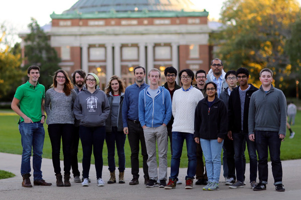 Astronomy Majors on the Quad